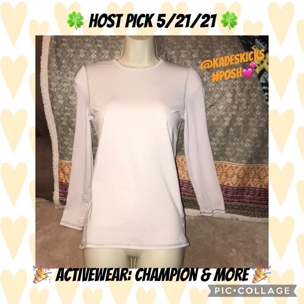 Champion XL (16-18) white long sleeved tee - Picture 1 of 5